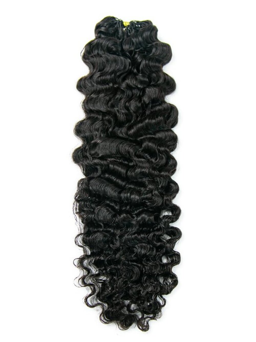 Eayon 20" NC Water Deep Wave Human Hair 100 Strand 120g Crochet Extensions